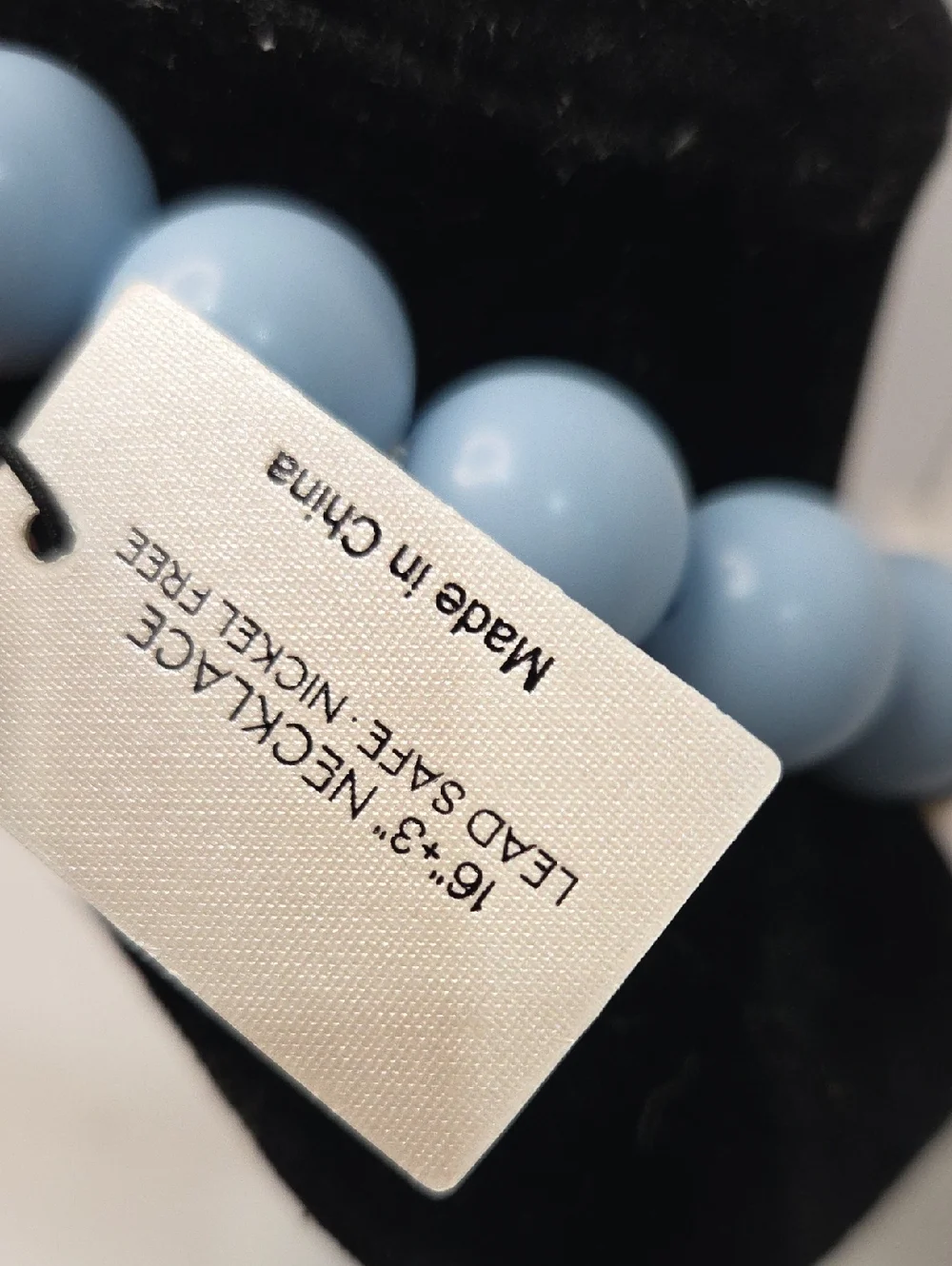 💙▪️Piper K ▪️beautiful  Baby Blue Beaded chunky 16in necklace